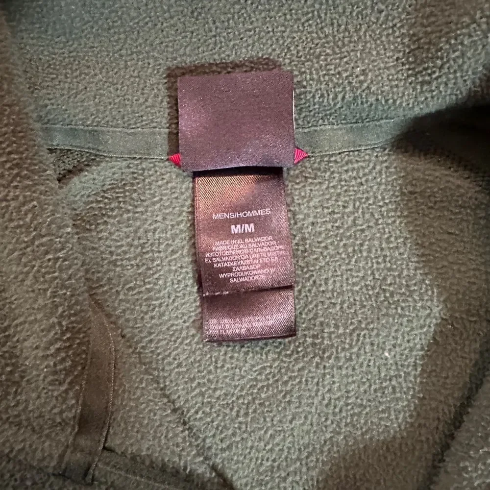 Men’s The North Face Fleece Quarter Zip Sweatshirt Size Medium Colors Gr…